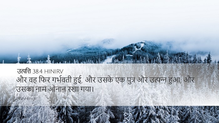 उत्पत्ति 38:4 HINIRV Desktop Wallpaper - और वह फिर गर्भवती - Desktop Bible Verse Wallpaper
