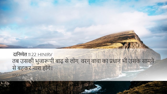 दानिय्येल 11:22 HINIRV Bible Verse Image