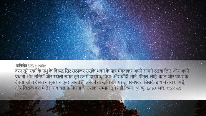 दानिय्येल 5:23 HINIRV Bible Verse Image