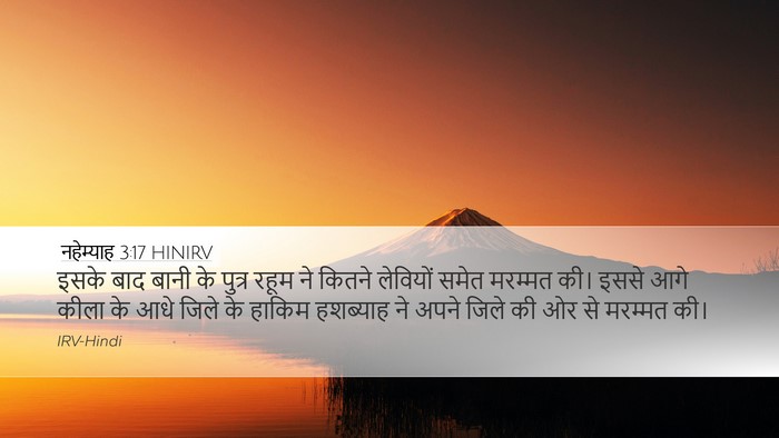 नहेम्याह 3:17 HINIRV Bible Verse Image