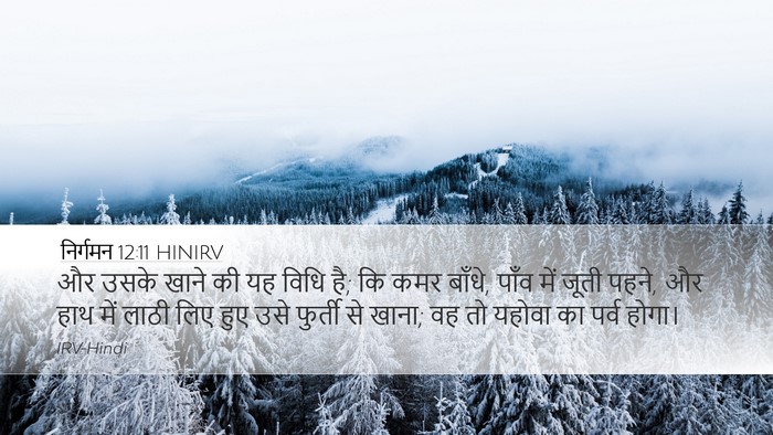 निर्गमन 12:11 HINIRV Bible Verse Image