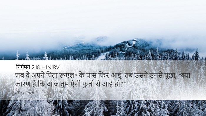 निर्गमन 2:18 HINIRV Bible Verse Image