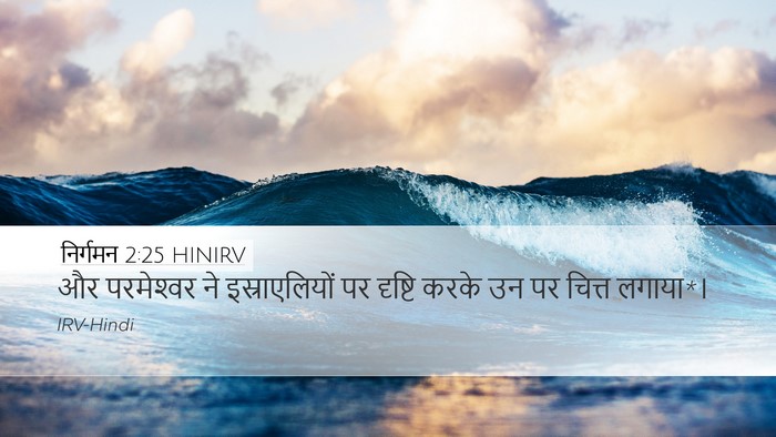 निर्गमन 2:25 HINIRV Bible Verse Image