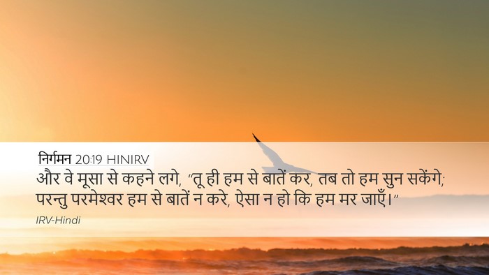 निर्गमन 20:19 HINIRV Bible Verse Image