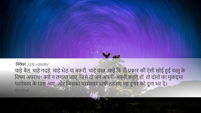 निर्गमन 22:9 HINIRV Bible Verse Image