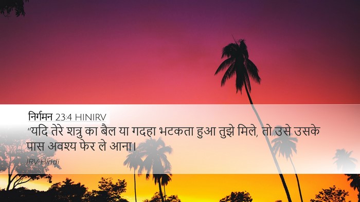 निर्गमन 23:4 HINIRV Bible Verse Image