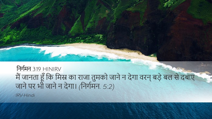 निर्गमन 3:19 HINIRV Bible Verse Image