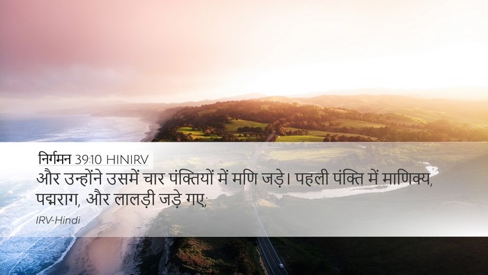 निर्गमन 39:10 HINIRV Bible Verse Image