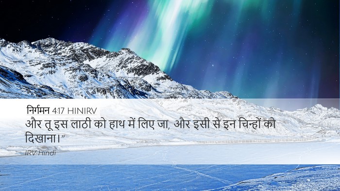निर्गमन 4:17 HINIRV Bible Verse Image