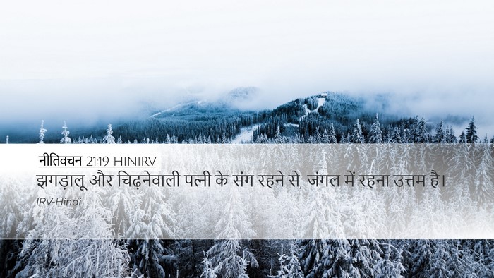 नीतिवचन 21:19 HINIRV Bible Verse Image