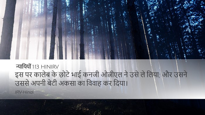 न्यायियों 1:13 HINIRV Bible Verse Image