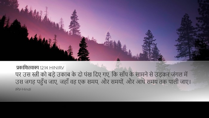 प्रकाशितवाक्य 12:14 HINIRV Bible Verse Image