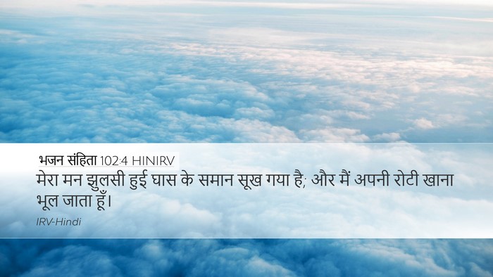 भजन संहिता 102:4 HINIRV Bible Verse Image