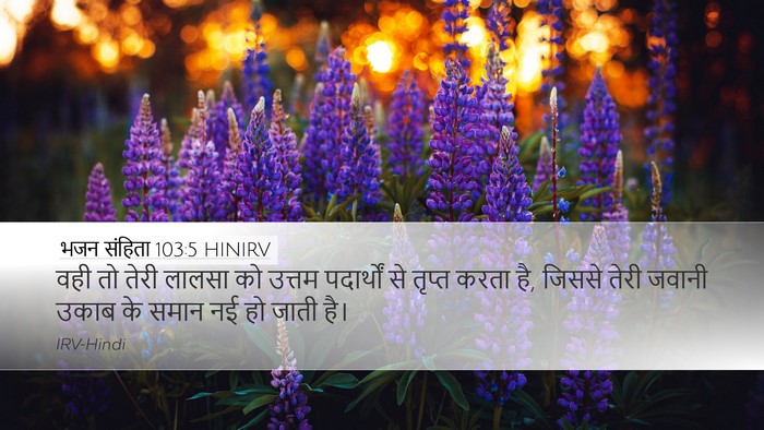 भजन संहिता 103:5 HINIRV Bible Verse Image