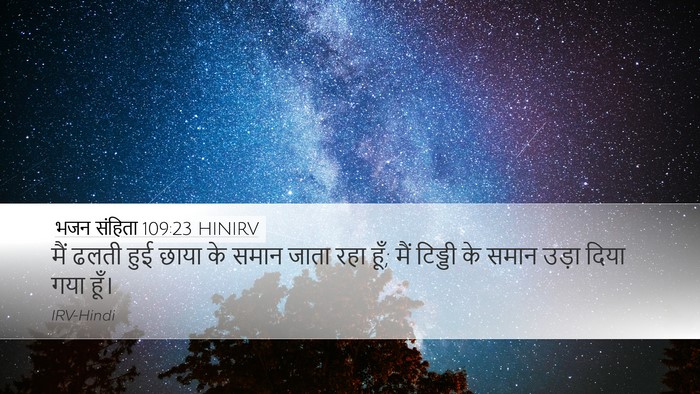 भजन संहिता 109:23 HINIRV Bible Verse Image