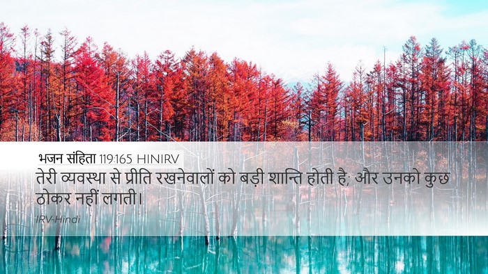 भजन संहिता 119:165 HINIRV Bible Verse Image