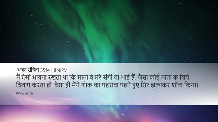 भजन संहिता 35:14 HINIRV Bible Verse Image