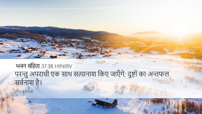 भजन संहिता 37:38 HINIRV Desktop Wallpaper - परन्तु अपराधी एक - Desktop Bible Verse Wallpaper