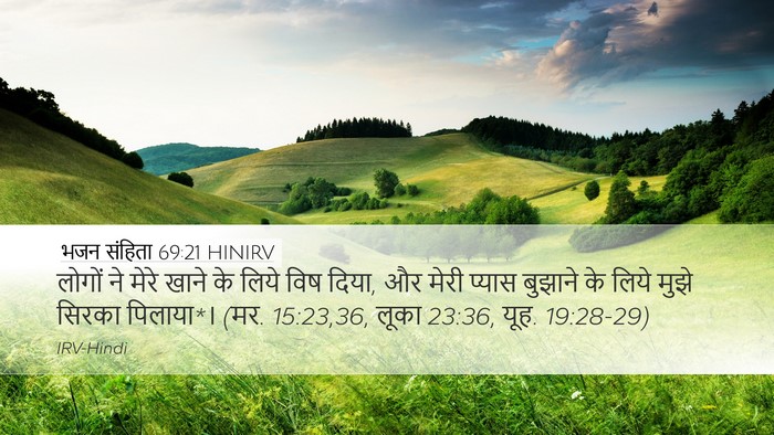 भजन संहिता 69:21 HINIRV Bible Verse Image