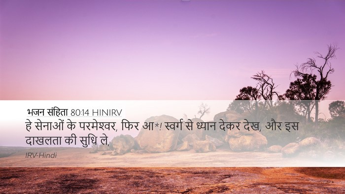भजन संहिता 80:14 HINIRV Bible Verse Image