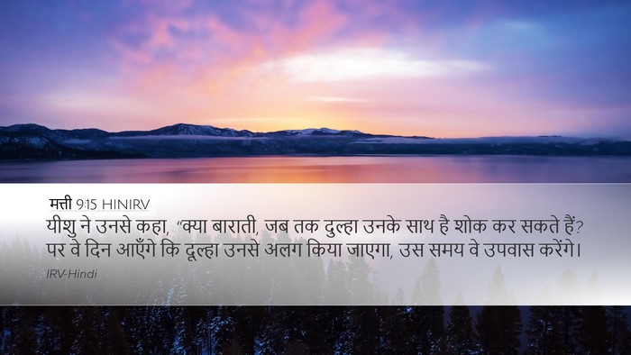 मत्ती 9:15 HINIRV Bible Verse Image