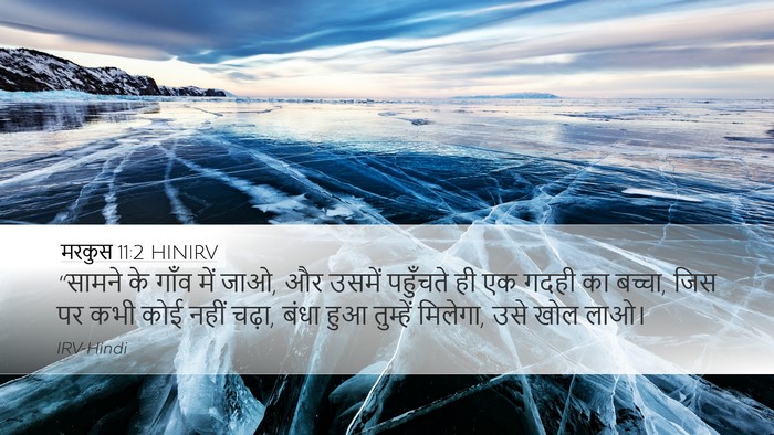 मरकुस 11:2 HINIRV Bible Verse Image