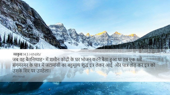 मरकुस 14:3 HINIRV Bible Verse Image