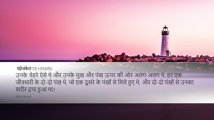 यहेजकेल 1:11 HINIRV Bible Verse Image