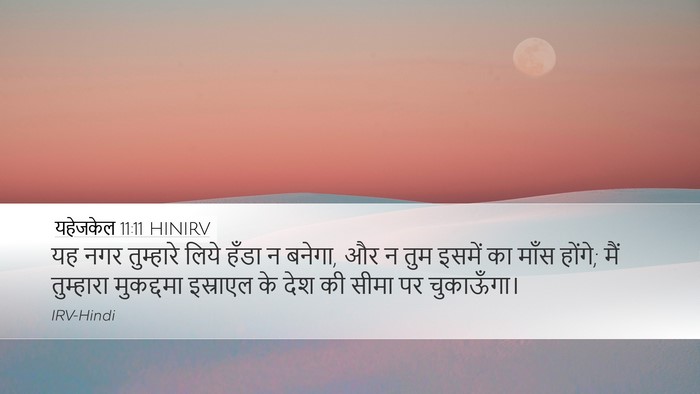 यहेजकेल 11:11 HINIRV Desktop Wallpaper - यह नगर तुम्हारे - Desktop Bible Verse Wallpaper
