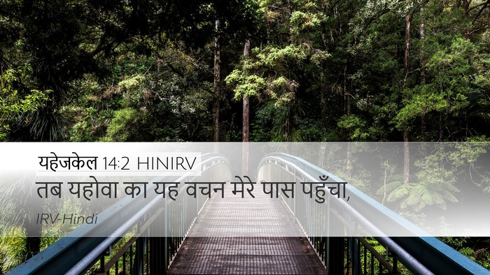 यहेजकेल 14:2 HINIRV Bible Verse Image