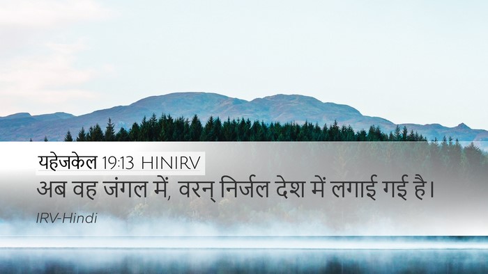 यहेजकेल 19:13 HINIRV Bible Verse Image