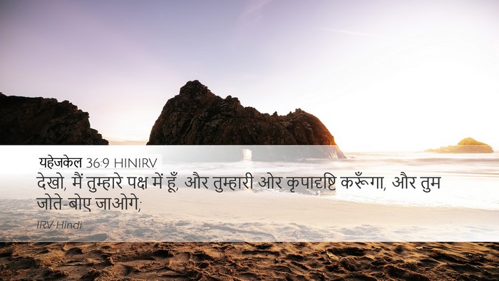 यहेजकेल 36:9 HINIRV Bible Verse Image