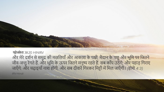 यहेजकेल 38:20 HINIRV Bible Verse Image