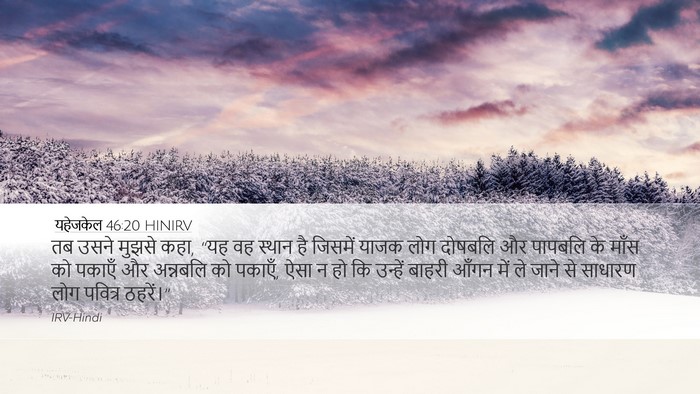 यहेजकेल 46:20 HINIRV Bible Verse Image