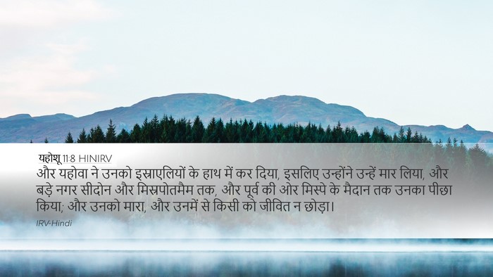 यहोशू 11:8 HINIRV Bible Verse Image