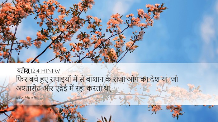 यहोशू 12:4 HINIRV Bible Verse Image