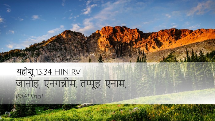 यहोशू 15:34 HINIRV Bible Verse Image