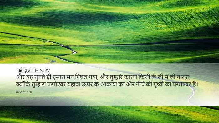यहोशू 2:11 HINIRV Bible Verse Image