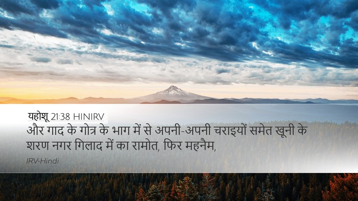 यहोशू 21:38 HINIRV Bible Verse Image