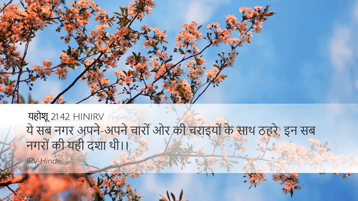 यहोशू 21:42 HINIRV Desktop Wallpaper - ये सब नगर अपने-अपने - Desktop Bible Verse Wallpaper