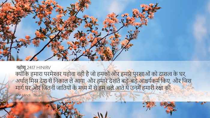 यहोशू 24:17 HINIRV Desktop Wallpaper - क्योंकि हमारा - Desktop Bible Verse Wallpaper