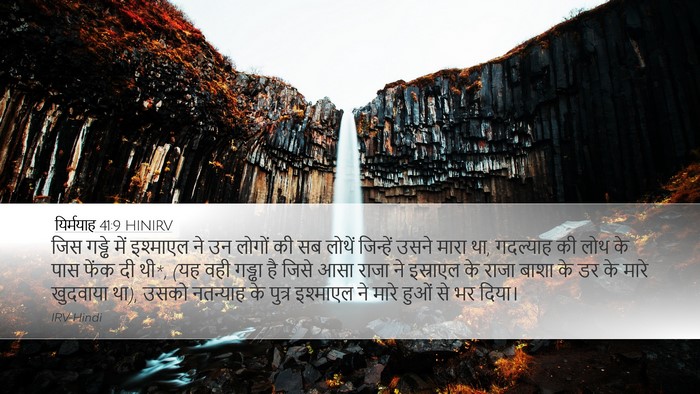 यिर्मयाह 41:9 HINIRV Bible Verse Image