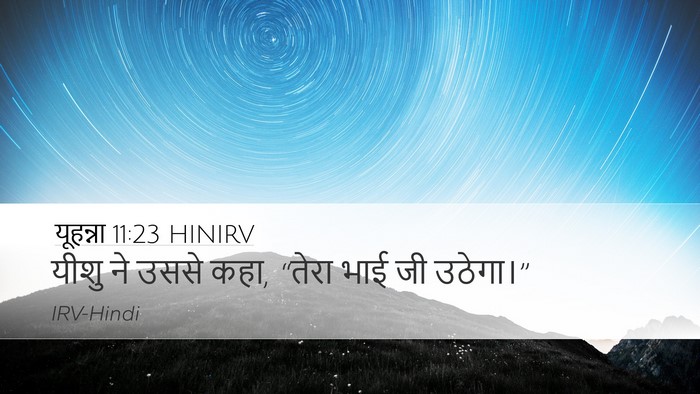 यूहन्ना 11:23 HINIRV Bible Verse Image