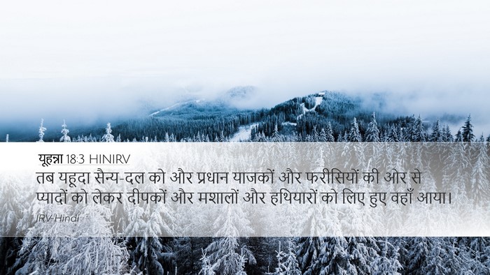 यूहन्ना 18:3 HINIRV Bible Verse Image