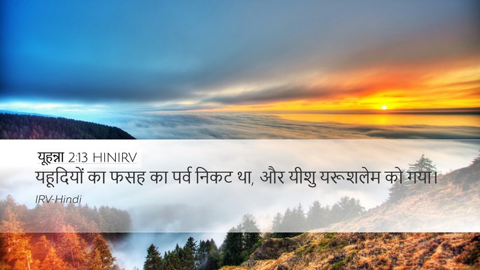 यूहन्ना 2:13 HINIRV Bible Verse Image