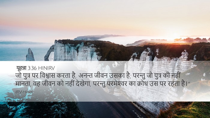यूहन्ना 3:36 HINIRV Bible Verse Image