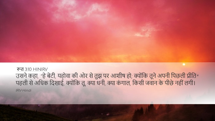 रूत 3:10 HINIRV Bible Verse Image