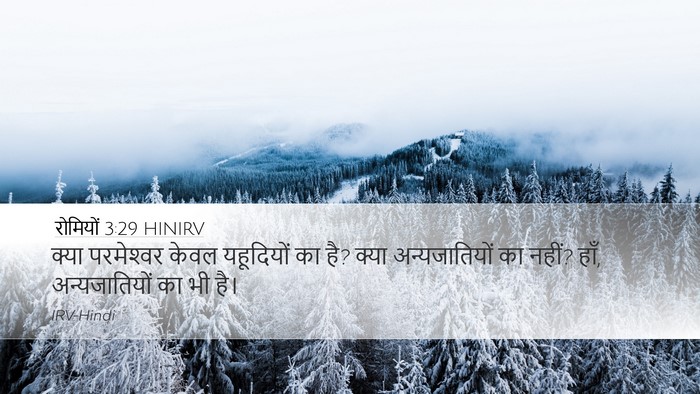 रोमियों 3:29 HINIRV Bible Verse Image