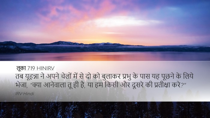 लूका 7:19 HINIRV Bible Verse Image