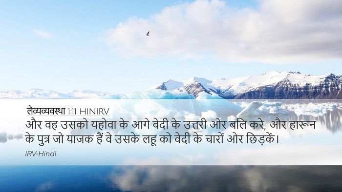 लैव्यव्यवस्था 1:11 HINIRV Bible Verse Image